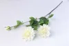 5xBouquets Emulational Silk Flower 3 Head Dahlia Flowers For Home Party Decor Wedding Decoration Flores Artificiales