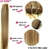 16quot28quot 100gPcs 100 Extensions de tissage de trame de cheveux humains Remy droite en soie naturelle Nonclips8582966