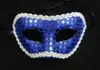 Jul Sequin Lace Party Masks Masquerade Mask Venetian Mask Kvinnor och Man Fashion Mask 20pcs / Lot G387
