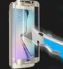 Full omslag 3D-krökt skärm 9H-tempererat glas LCD-skärmskydd Skyddsfilm för Samsung Galaxy S6 S7 Edge Edge + Plus G9250 Inget paket