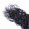 Hint bakire insan saçı doğal dalga su dalgası işlenmemiş remy saç örgüsü çifte atkılar 100g/paket 1bundle/lot boyanabilir ağartılabilir