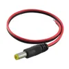 12 V DC Zasilacz Zasila Kabel Męski 5.5 x 2.1mm CCTV Camera Złącze Złącze Power Drut Mężczyzna Monitorowanie Zasilacza 30 CM