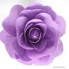 Flores falsas de espuma grande, rosas artificiais, estilo europeu, adereços de casamento, fundo de natal, parede, decoração de casa, suporte para processamento de personalização