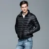 Men's Jackets Wholesale- 2022 Autumn Winter Down Coat 90% White Duck Parkas For Men Brand Male Jacket Ultra Light Thin Outerwear1