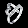 Wholesale - Retail lowest price Christmas gift, free shipping, new 925 silver fashion Ring R36