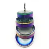 Rainbow Grinder Generic 4 Layer Rainbow Spice Grinder Herb Grinder Spice Mill 4 Piecer kryddor med handtag 63mm5828541