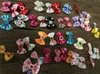 New Mix Designs Strass Perles Style chien arcs cheveux pour animaux de compagnie arcs chien cheveux accessoires toilettage produits Mignon Cadeau 500 pcs/lot 0594