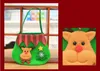 19*17cm Christmas colorful bag apple gift bag for children Non-woven Snowman Santa Claus candy bags christmas decoration