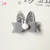 20st Cartoon Rabbit Ear Hair Bow Prince Baby Girl Hair Clips Bows Hairpin With Soft Ball Kids Söta djur Barrettes3596831