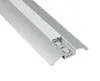 10 X 1M sets/lot Al6063 flat type led channel strip fixture and led mounting profile for cabinet or kitchen led lamps