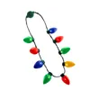 Collana natalizia LED Light Up Bulb Bomboniere per adulti o bambini come regalo di Capodanno