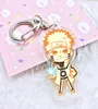 Gut ein Anime -Acryl -Doppelanhänger Keychain KR188 Keychains Mix bestellen 20 Stück pro Lot7635727