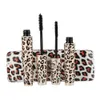 Love Alpha 3D FIBER LASHES Leopard Mascara Set W/ English Manual Waterproof Transplanting Gel & Natural Fibers Makeup