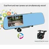 5 inç Android Araba Ayna GPS Navigasyon X5 Araba DVR WIFI HD 1080 P Dijital Video Kaydedici + Dikiz Kamera Ile A23 8 GB Harita