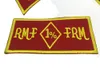 Patch de broderie de machine à rock le plus récent en rouge pour motard gilet rock moto club club veste en cuir veste rocker personnalisé disponible