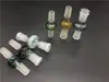다채로운 표준 유리 어댑터 물 담뱃대 그릇 어댑터 유리 물 파이프 봉 석유 장비에 대 한 14-14mm 남성 18-18mm 남성 14-18mm 여성 유리 어댑터