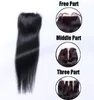 27# Honey Blonde 4X4 Body Wave Lace Closure 100% Human Hair With Baby Hair