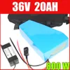 36v 500w electric bike battery triangle battery 36 volt 20ah lithium ion battery with charger 42v Factory directly selling