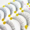 Handmade Natural False Eyelashes Cotton Thick Eyelashes Terrier E5 Natural Bare Makeup Cross Thick False Eyelashes1593658