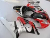 Motorcykel Fairing Kit för Suzuki GSXR1000 00 01 02 Silver Red Black Fairings Set GSXR1000 2000 2001 2002 OT05