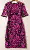 Vintage Brodery Women Sheath Dress Sexig Lace Patchwork Dresses 119A704