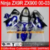 ステッカーカワサキZX 9 R ZX9R 00 01 02 03 900CC 40NO0 ZX 9R ZX900 ZX900C ZX9R 2000 2001 2002 2003フェアリングKの未塗装フルフェアリングキット