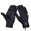 Warm Windproof Waterproof Touch Screen Fleece Cycling Gloves Unisex Full Finger Bicycle Gloves Winter Outdoor Sport Gloves S-XL