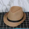 Vogue Men Donne Cappelli di paglia Soft Fedora Panama Cappelli Outdoor Sarty Brim Caps Colori Scegli ZDS * 10