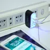 미국 EU 플러그 삼성에 대한 트리플 USB 포트와 3 개 개의 USB 포트 벽 충전기 5V 3.1A LED 어댑터 여행 편리한 전원 어댑터