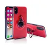 Fashion phone Case For iphone X iphone 8 8 Plus Magnetic Car Ring Holder For iphone 7 7g 6 6plus TPU Phone Case