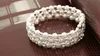 Three Rows Faux Pearls Crystal Bracelets Bridal Accessories Rhinestone Prom Party Dresses Wedding Jewelry Supplies Event Attractiv218G