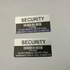 500 Silver Color VOID Security Labels Removed Tamper Evident Warranty Sealing Sticker With Serial Number And Barcode2851232