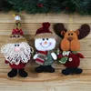 Santa Claus Snow Man Doll Kerstversiering Xmas Tree Gadgets Ornamenten Doll Kerstcadeau G666