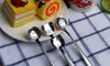 Stainless Steel Creative Carton Animal Shape Coffee Spoon Children Spoon dessert Ice Cream Spoon