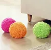Hot Detergente creativo Polvere giocattoli di peluche Mini robot spazzante pulizia palla mop Aspirapolvere novità IB352