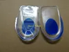 50 çift / grup Silikon Jel tabanlık Masaj Topuk Yastık Ayak bakımı pedleri ayakkabı için ağrı kesici Topuk Fincan