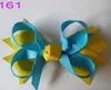 20pcs Baby girls' 3.5 inch Hair bows clips grosgrain ribbon hair band hairpin headwear hair elastic accessories HD3551