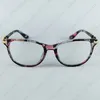 2021New Eyeglasses Frame Wholesale Vintage Designer Patchwork Style Good Plastic Optical Frames With Special Design Metal Hinge 5 Colors