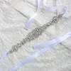 silver bridal sash