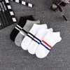 Newest arrival Summer men 's socks cotton stripes two bars of sports corset male sock NW021