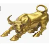 ÜCRETSİZ Nakliye Büyük Wall Street Bronz Vahşi Bull Ox heykel Dekorasyon Bronz Fabrika Mağazaları