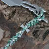 Titanium Alloy TC4 Kniv Fall Pärlor Man H "Kors" Hängsmycke Strängkniv Rope Multi Tools EDC Outdoor Paraply Rope Phone Gadgets