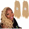 # 613, colore nero freeshipping dreadlocks trecce estensione dei capelli sintetici dritto 24 fili / pz faux locs crochet intrecciare i capelli sintetici