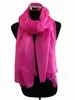 Femmes dames plaine couleur unie 100% soie écharpe châle Wrap écharpe écharpes écharpe SOFT 12 pcs/lot #1433