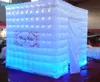 2.2m Cube Booth Tenda Illuminazione Photobooth Cabina fotografica gonfiabile con LED colorato