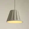 Willlustr Cement Hängsmycke Lampa Betong Hängande Ljus Modern Suspension Belysning Dinning Room Kitchen Island Hotel Restaurang Bar