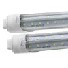 25 sztuk 96 '' W Kształcie LED Tube T8 8FT 2400mm R17D 72W LED Fluorescencyjne żarówki Lampy Lampy Cooler Drzwi Dual Rząd