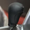 Шесть охватывает чехол для Mazda CX-5 Mazda 6 2012 ~ 2014 автоматическая переключающая передача шепота из натуральной кожи DIY черная крышка