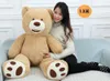 MorisMos Giant Teddy Bear with Big Footprints Plush COVER ONLY Light Brown