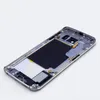 OEM Metal Middle Bezel Frame Case para Samsung Galaxy S6 G920F G920A G920P Versão de Cartão de Cartão Single Com Botão Lateral De Vidro De Câmera